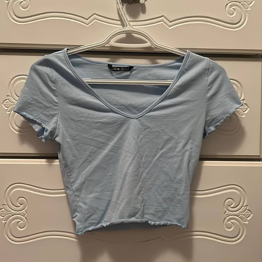 Light Blue Short Sleeve Shirt